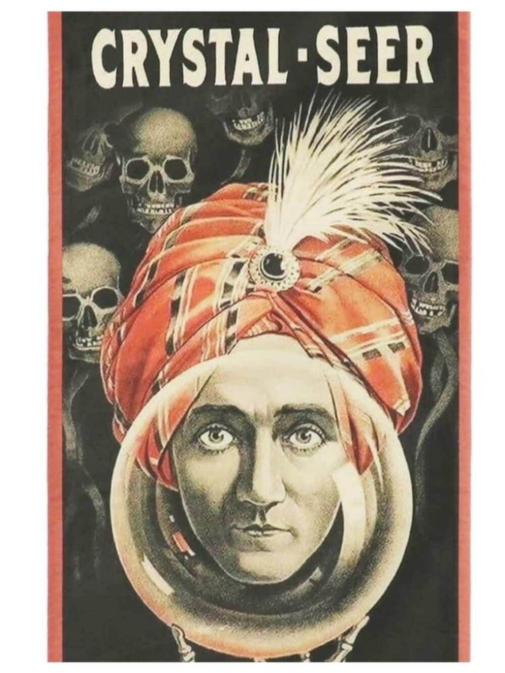 NWT Alexander Seer Mystic Magic Illusionist Banner Halloween Decoration Ashland